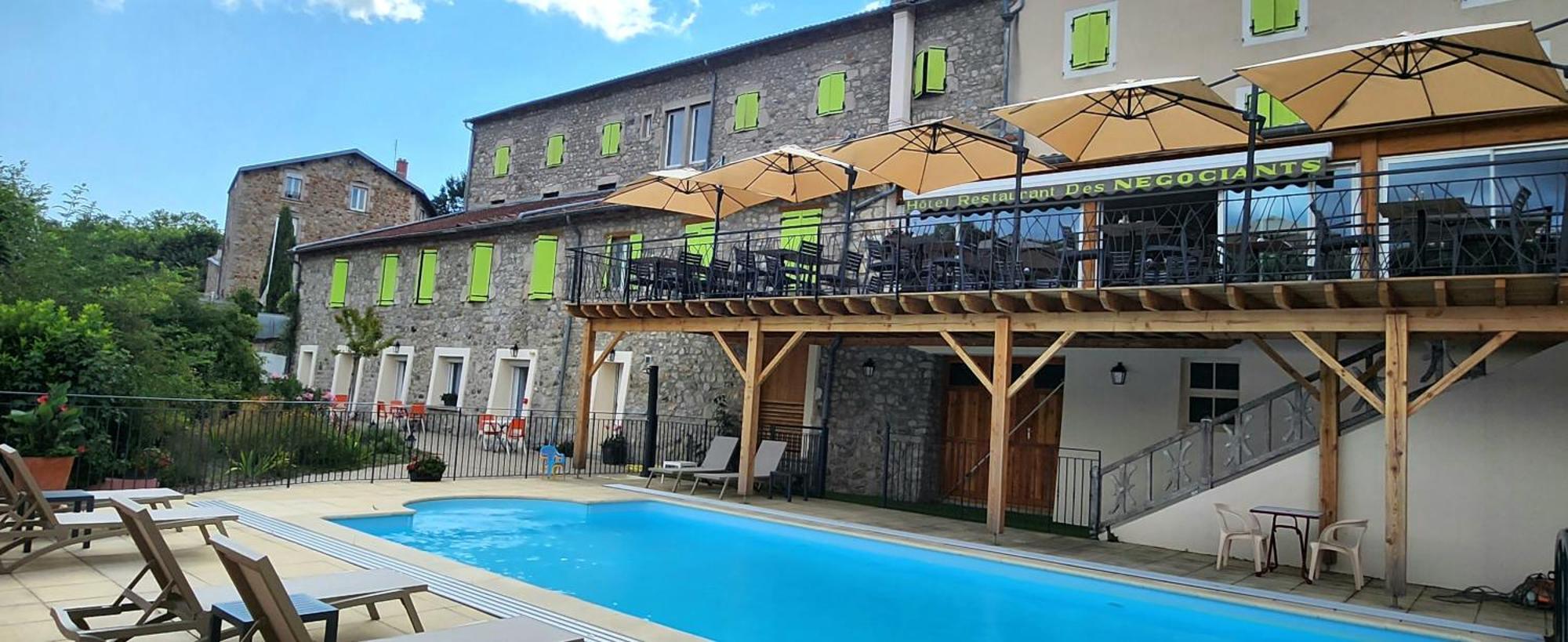 Hotel Des Negociants Lamastre Exterior foto